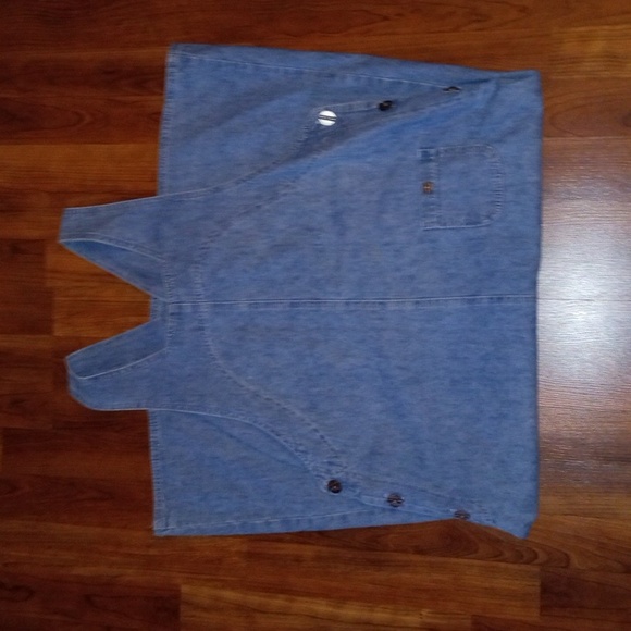 Vintage Denim Maxi Dress - USA Made - Picture 5 of 10